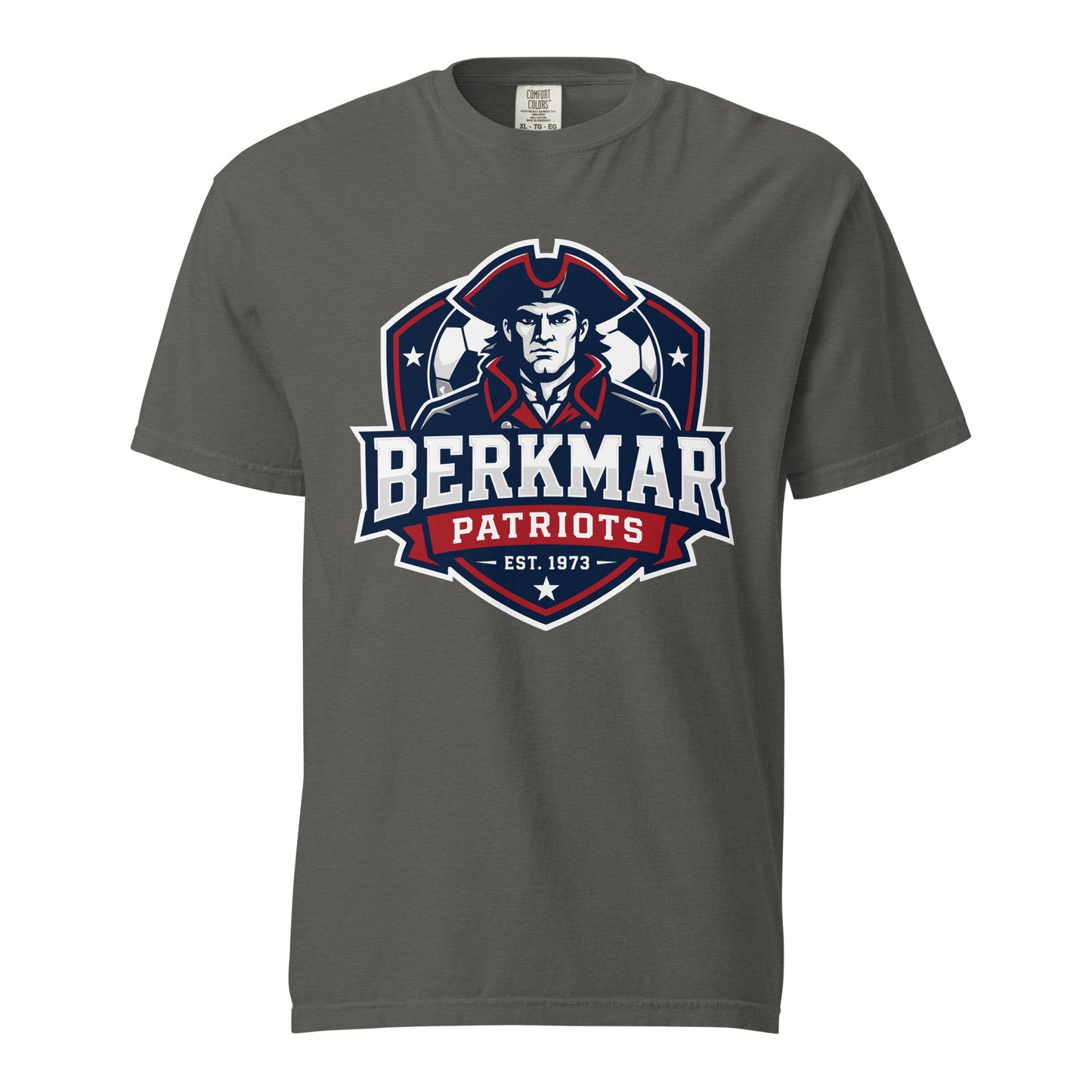 Signature | Comfort Colors T-Shirt | Berkmar High School Soccer | Shield Logo