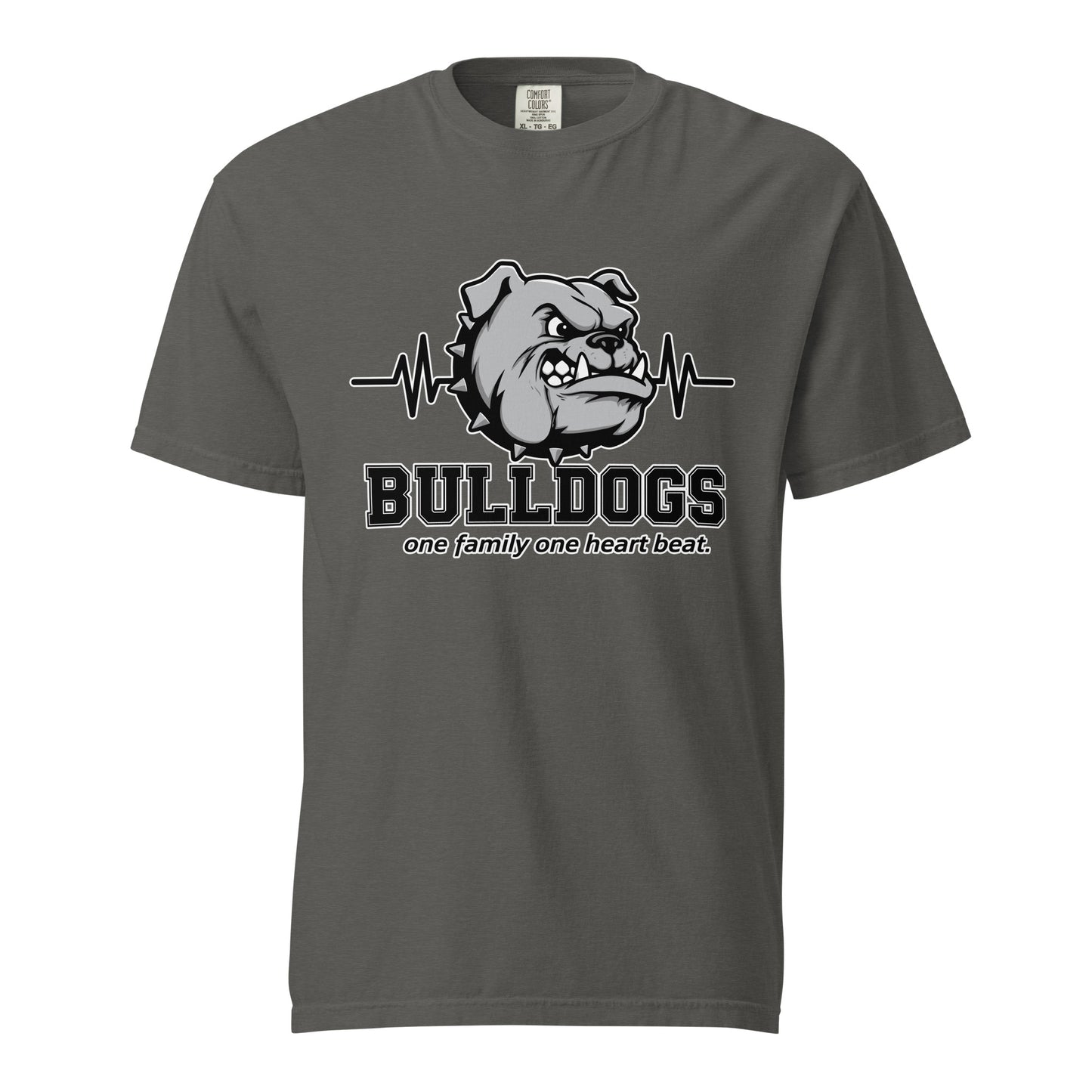 Signature | Comfort Colors T-Shirt | Celina Recreational Football Black | Bulldogs Crest Logo