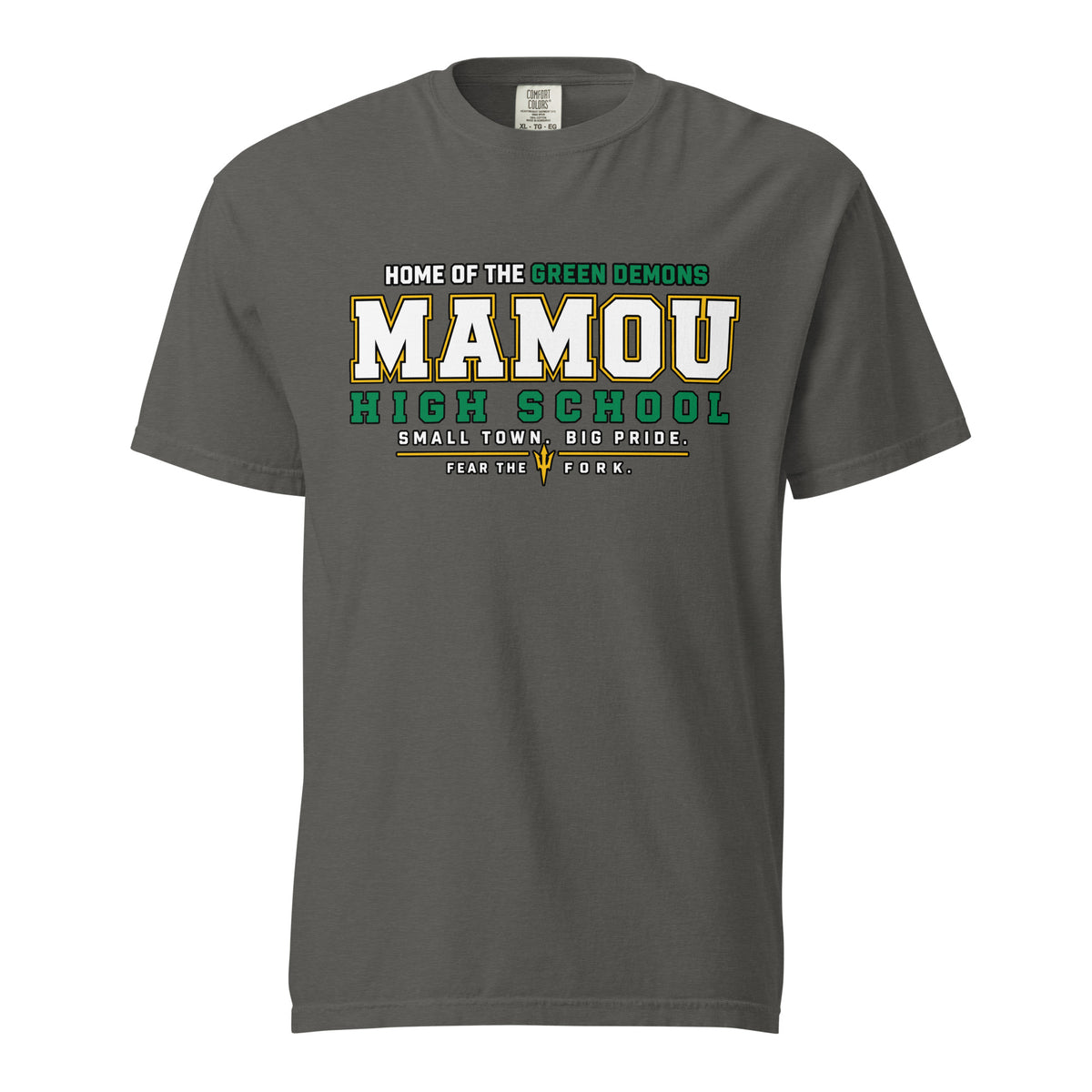 Signature | Comfort Colors T-Shirt | Mamou High School | Vanguard Logo