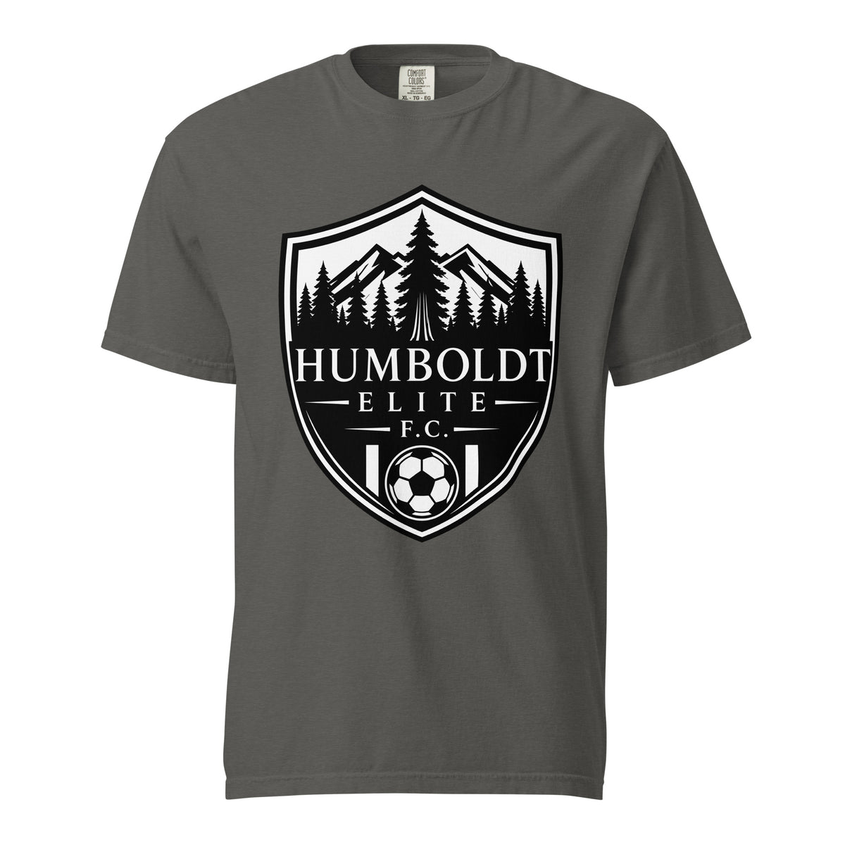 Signature | Comfort Colors T-Shirt | Humboldt Elite FC | Emblem Logo