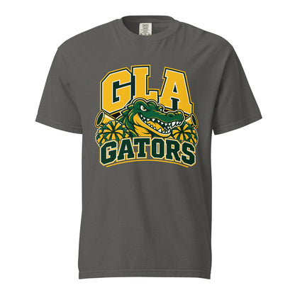 Signature | Comfort Colors T-Shirt | GLA Gators Cheer Team | Emblem Logo