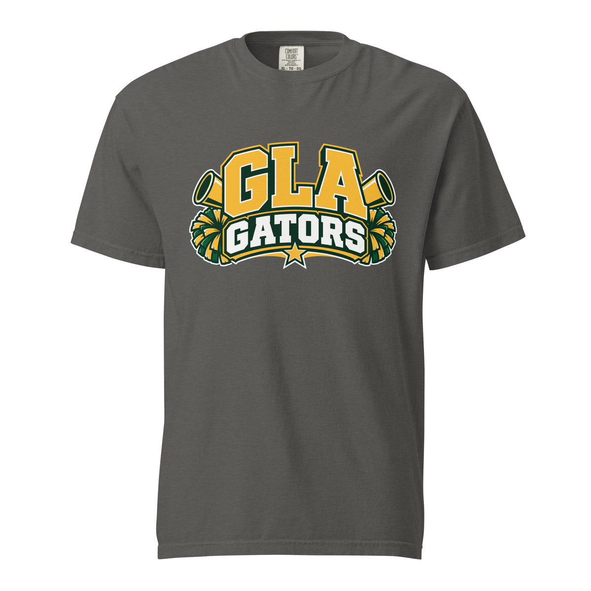 Signature | Comfort Colors T-Shirt | GLA Gators Cheer Team | Crest Logo