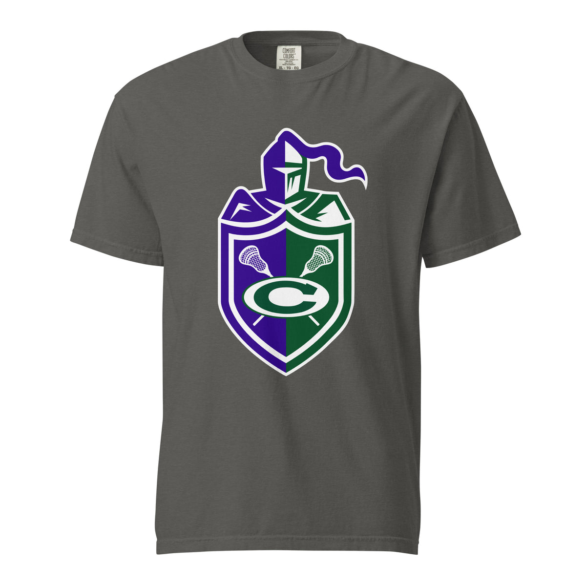 Signature | Comfort Colors T-Shirt | Central West Girls Lacrosse | Crest Logo