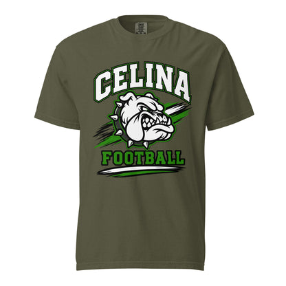 Signature | Comfort Colors T-Shirt | Celina Black Football | Emblem Logo
