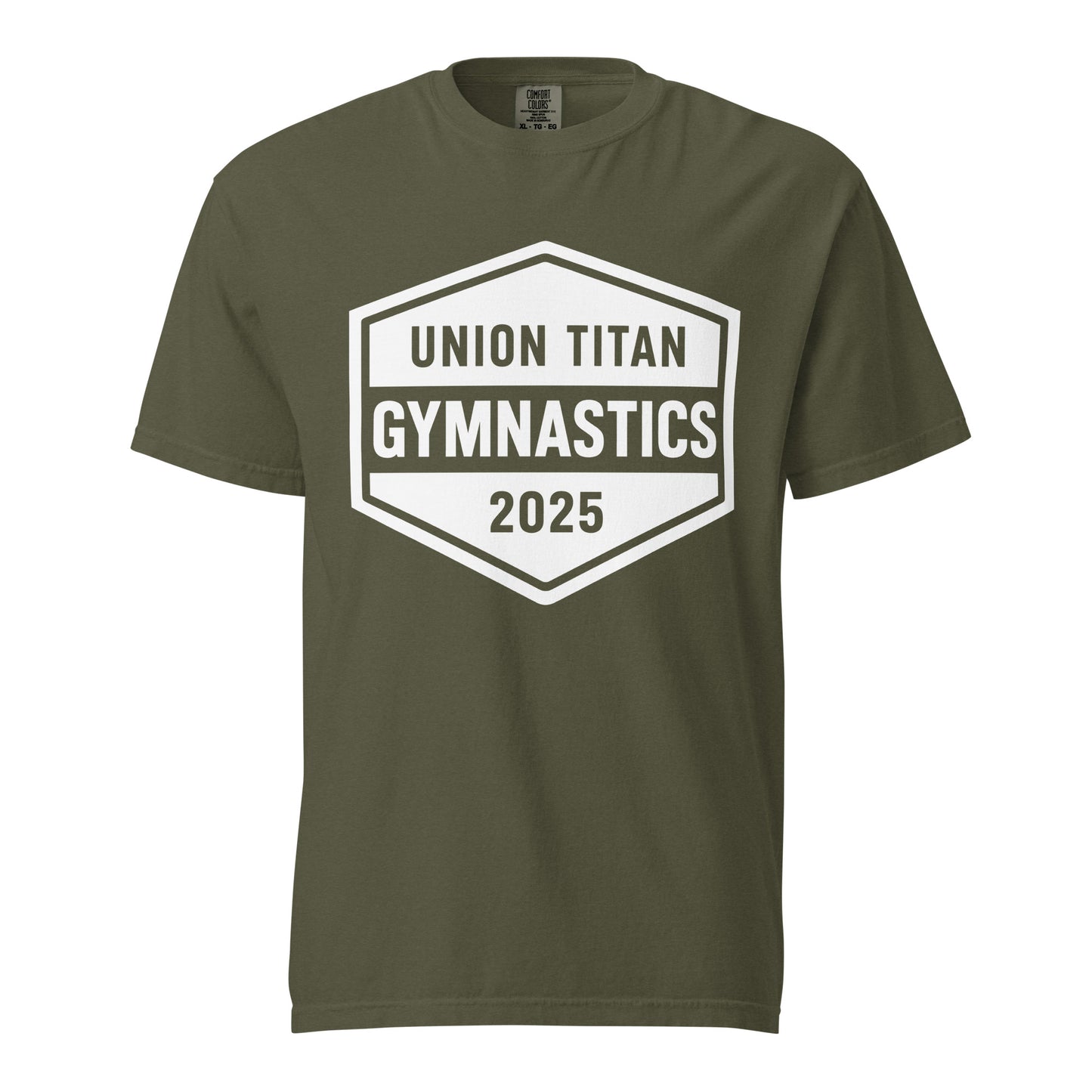Signature | Comfort Colors T-Shirt | Union Gymnastics | Valor Logo