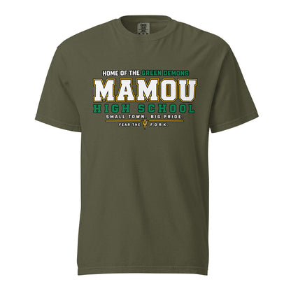Signature | Comfort Colors T-Shirt | Mamou High School | Vanguard Logo