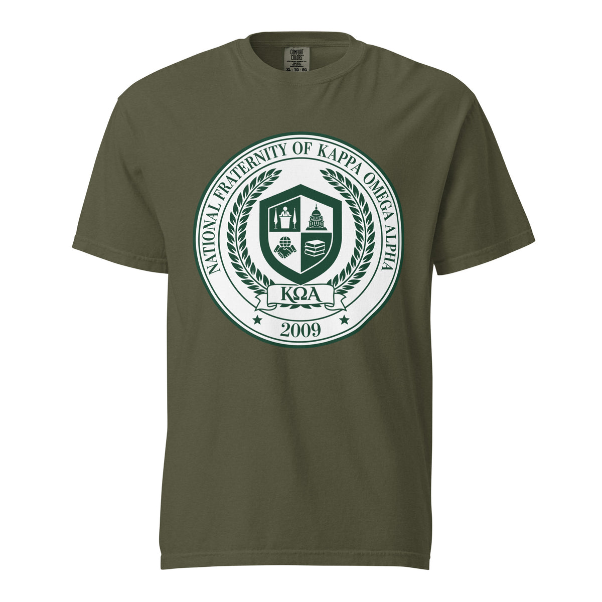 Signature | Comfort Colors T-Shirt | Kappa Omega Alpha | Badge Logo