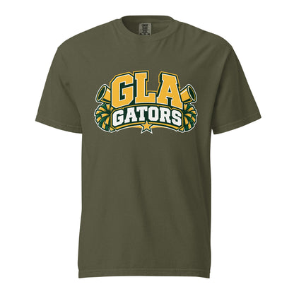 Signature | Comfort Colors T-Shirt | GLA Gators Cheer Team | Crest Logo