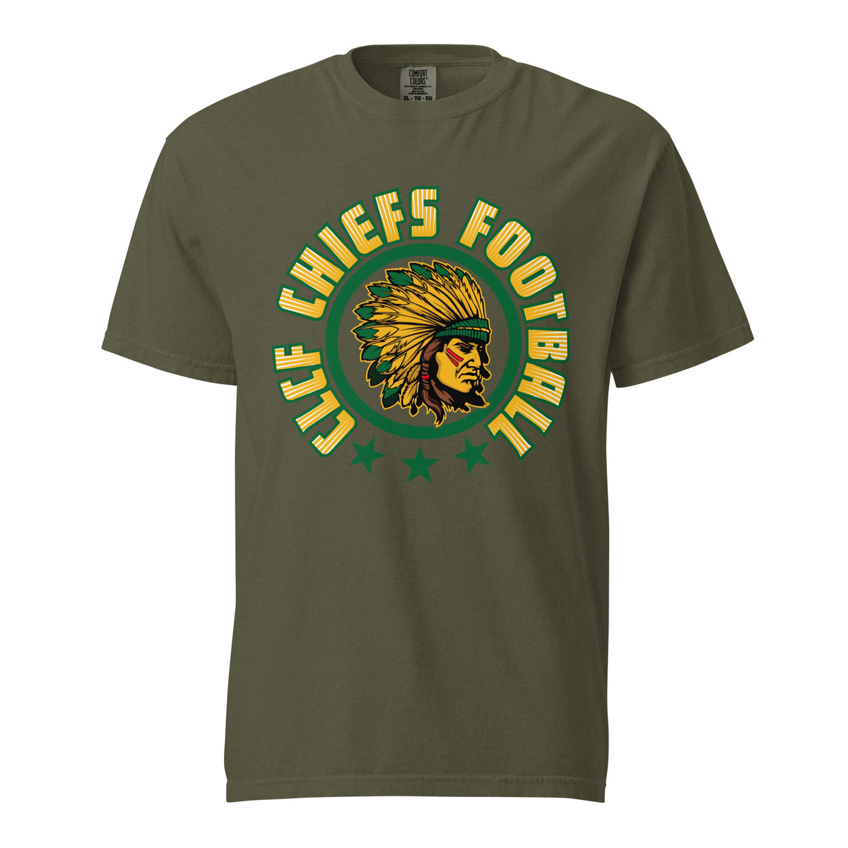Signature | Comfort Colors T-Shirt | CLCF Chiefs | Emblem Logo