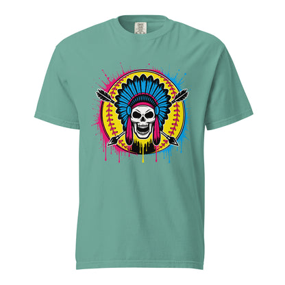 Signature | Comfort Colors T-Shirt | Savage Softball | Emblem Logo