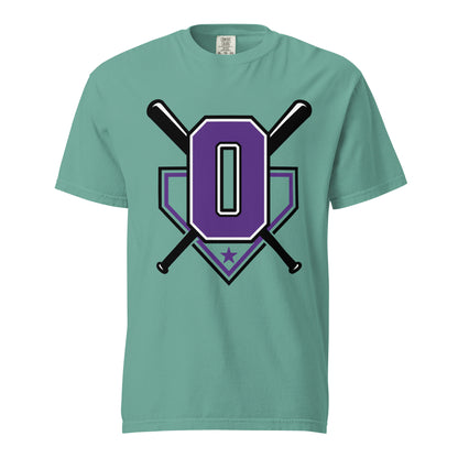 Signature | Comfort Colors T-Shirt | Carolina Outlaws Baseball | Vanguard Logo