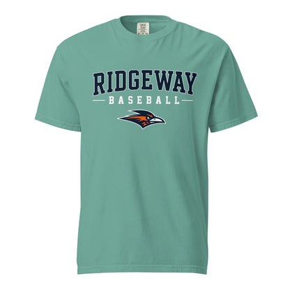 Signature | Comfort Colors T-Shirt | Ridgeway High School Baseball | Modern Script Logo