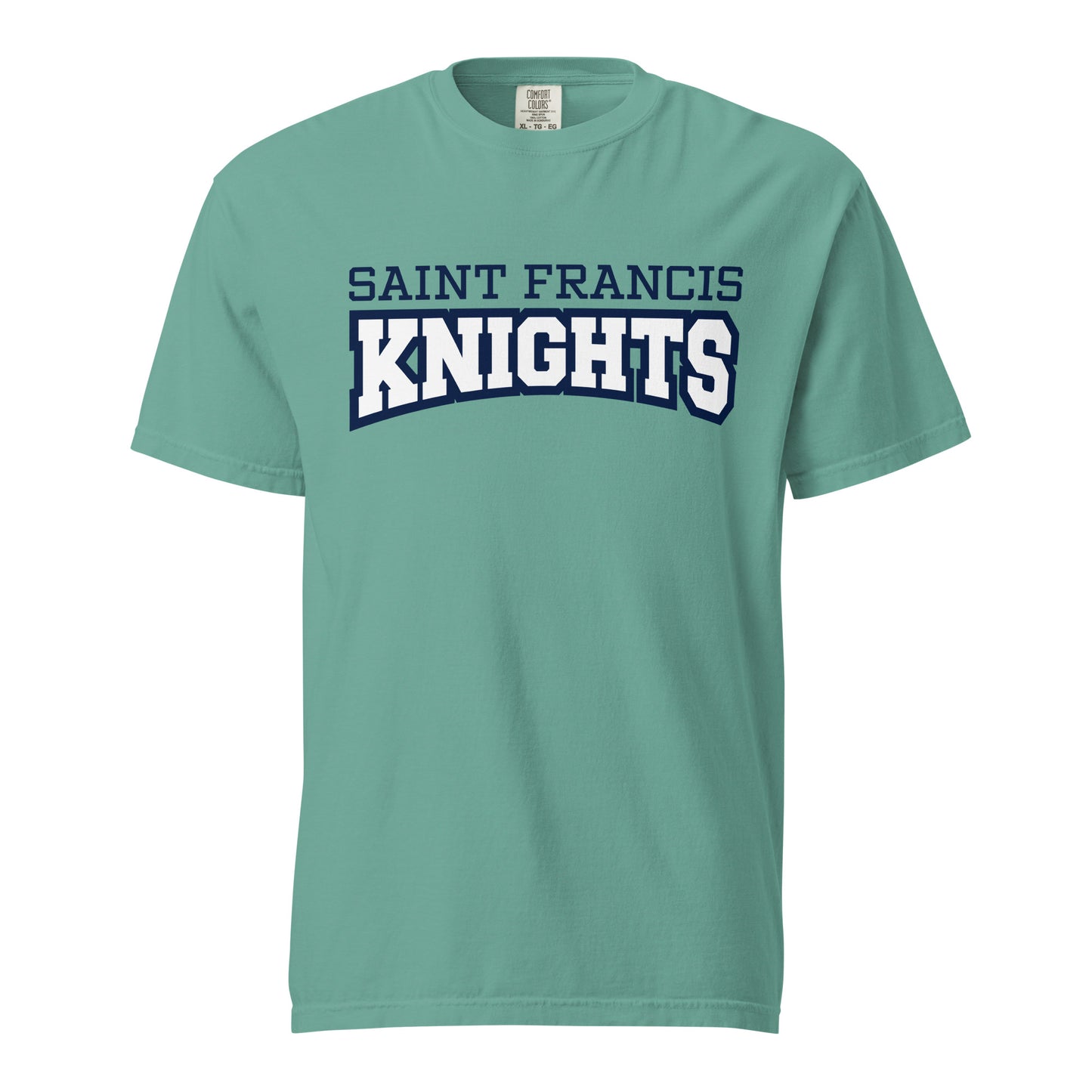 Signature | Comfort Colors T-Shirt | Saint Francis School | Modern Script Logo
