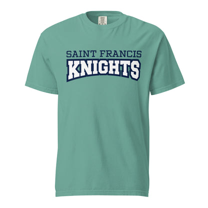 Signature | Comfort Colors T-Shirt | Saint Francis School | Modern Script Logo