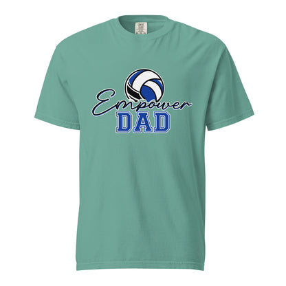 Signature | Comfort Colors T-Shirt | Empower Volleyball Club | Dad Crest Logo