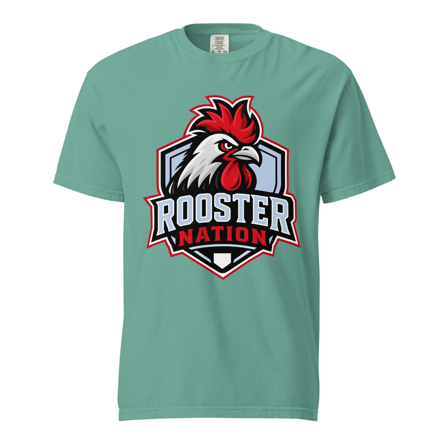 Signature | Comfort Colors T-Shirt | Rooster Nation | Shield Logo