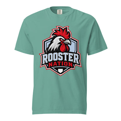 Signature | Comfort Colors T-Shirt | Rooster Nation | Shield Logo
