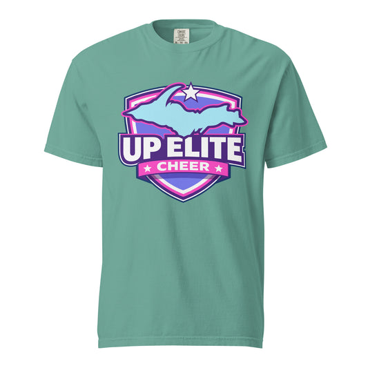 Signature | Comfort Colors T-Shirt | UP Elite Cheer | Shield Logo