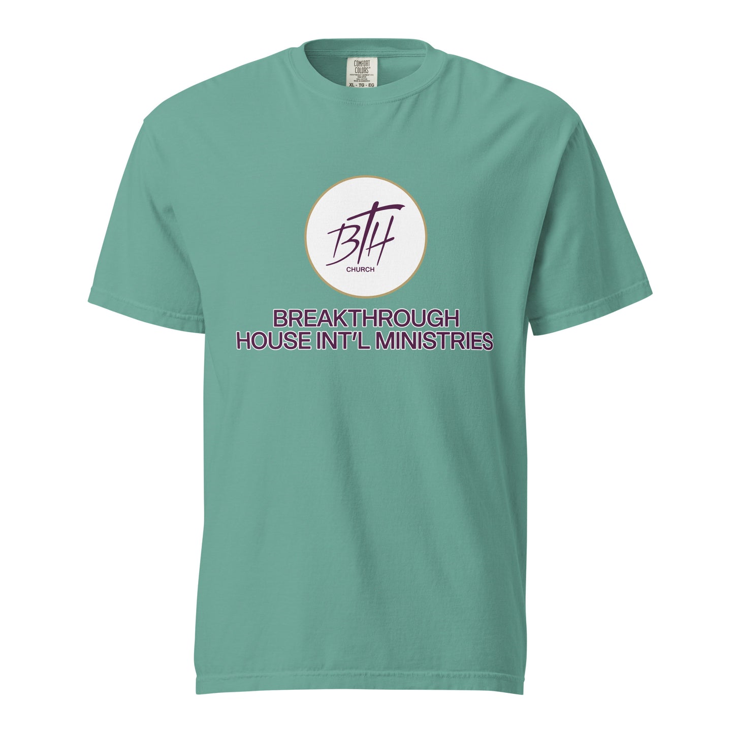 Signature | Comfort Colors T-Shirt | Breakthrough House International Ministries | Crest Logo