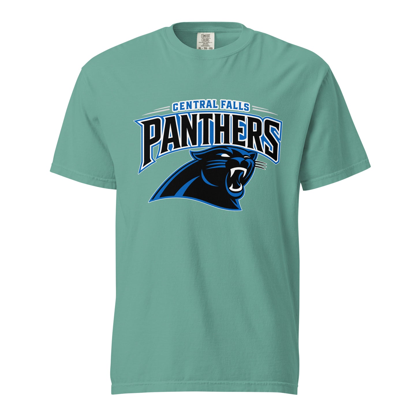 Signature | Comfort Colors T-Shirt | Central Falls Panthers | Emblem Logo