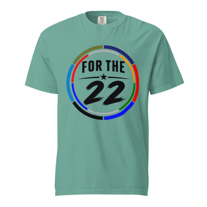 Signature | Comfort Colors T-Shirt | For the 22 | Honor Athletics Logo