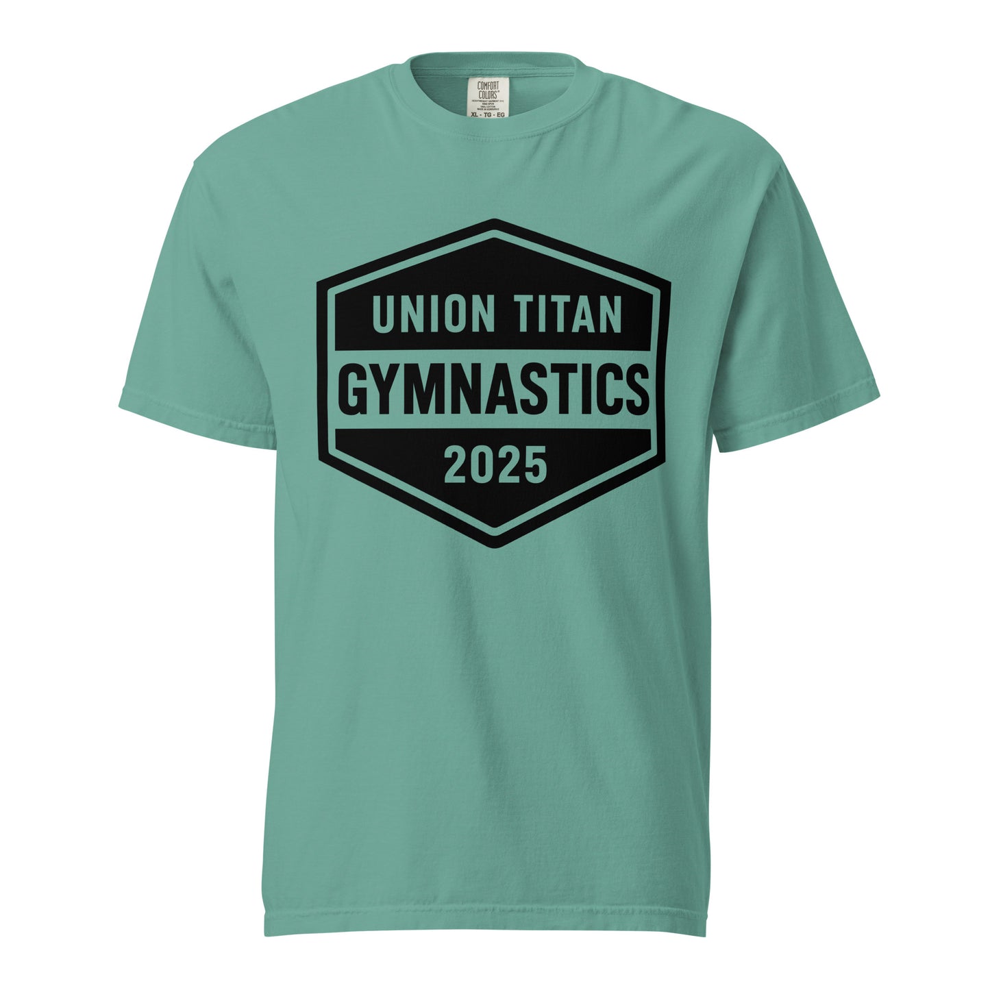 Signature | Comfort Colors T-Shirt | Union Gymnastics | Vanguard Logo