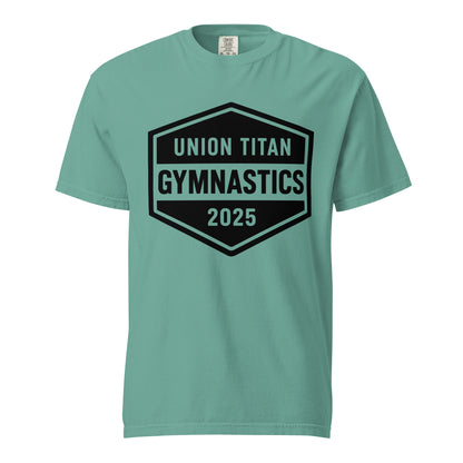 Signature | Comfort Colors T-Shirt | Union Gymnastics | Vanguard Logo