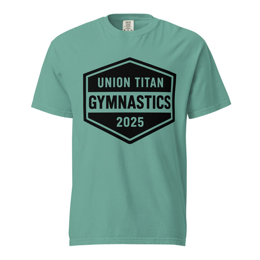 Signature | Comfort Colors T-Shirt | Union Gymnastics | Vanguard Logo