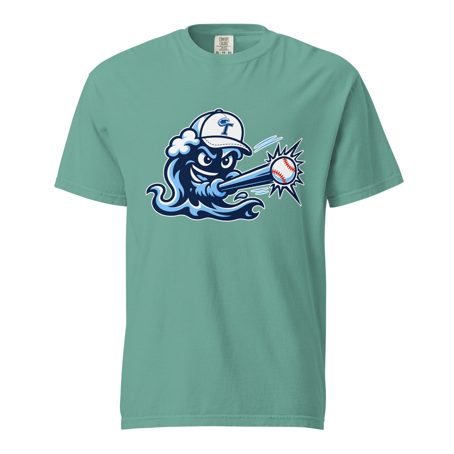Signature | Comfort Colors T-Shirt | Long Island Tides Baseball | Mascot Logo