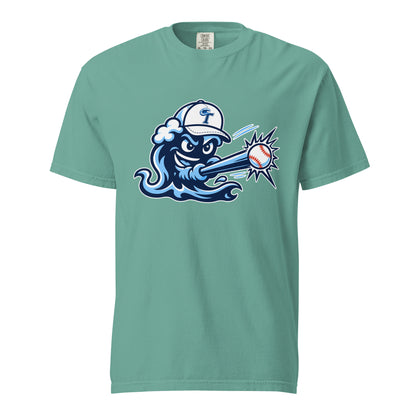 Signature | Comfort Colors T-Shirt | Long Island Tides Baseball | Mascot Logo