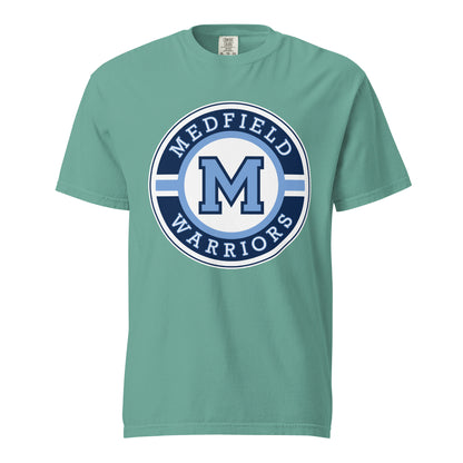Signature | Comfort Colors T-Shirt | Medfield Softball | Badge Logo