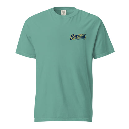 Signature | Comfort Colors T-Shirt | Suffolk University Cheerleading | Athletics Logo