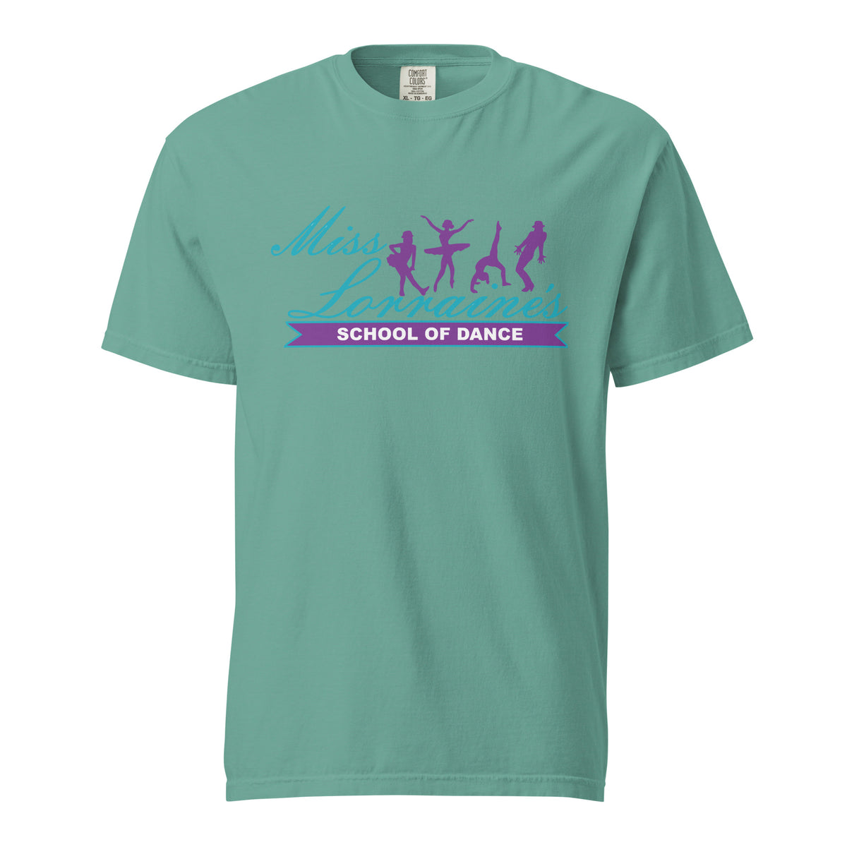Signature | Comfort Colors T-Shirt | Miss Lorraine’s School of Dance | Crest Logo