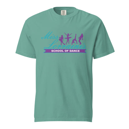Signature | Comfort Colors T-Shirt | Miss Lorraine’s School of Dance | Crest Logo