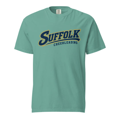 Signature | Comfort Colors T-Shirt | Suffolk University Cheerleading | Athletics Logo