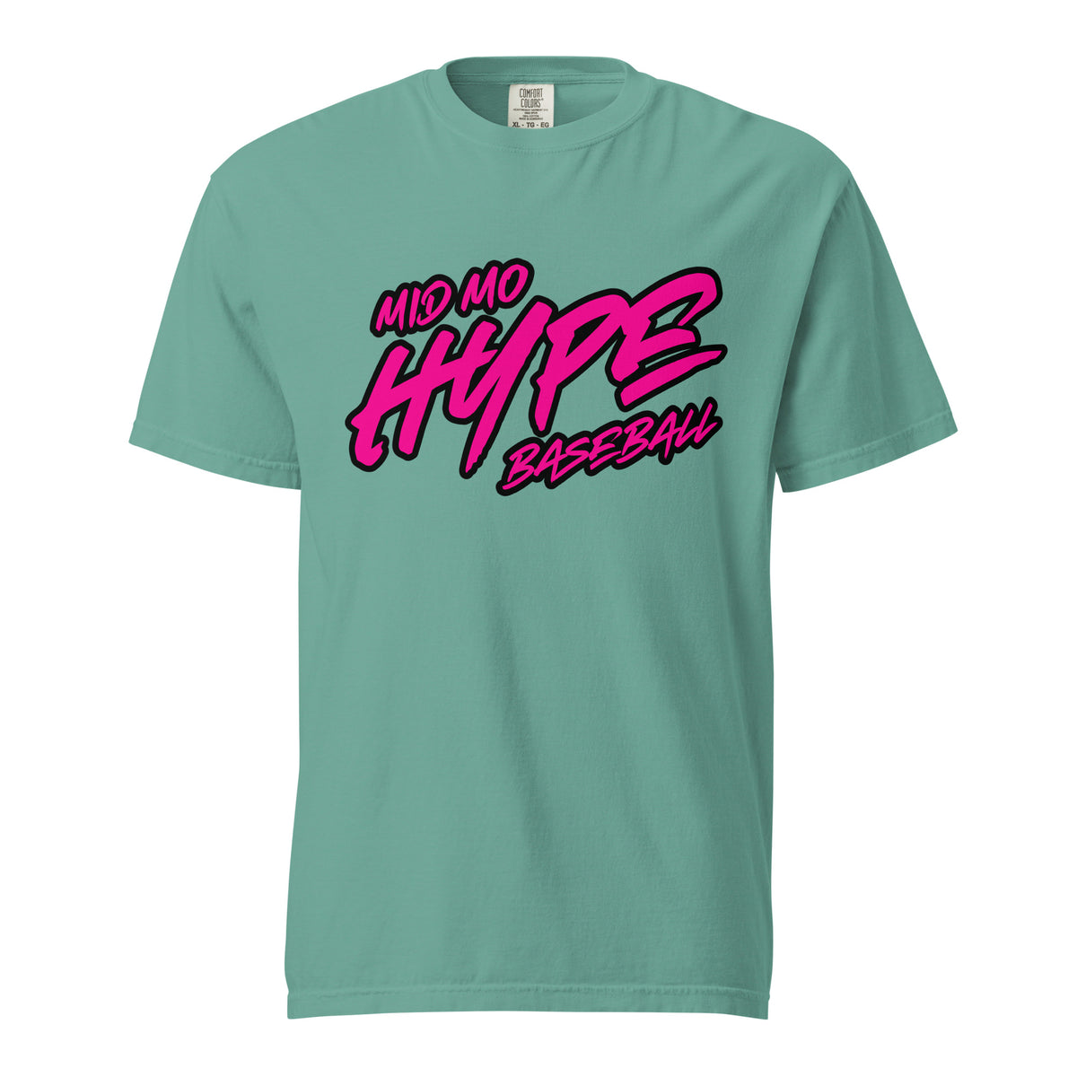 Signature | Comfort Colors T-Shirt | Hype Baseball Club | Crest Logo