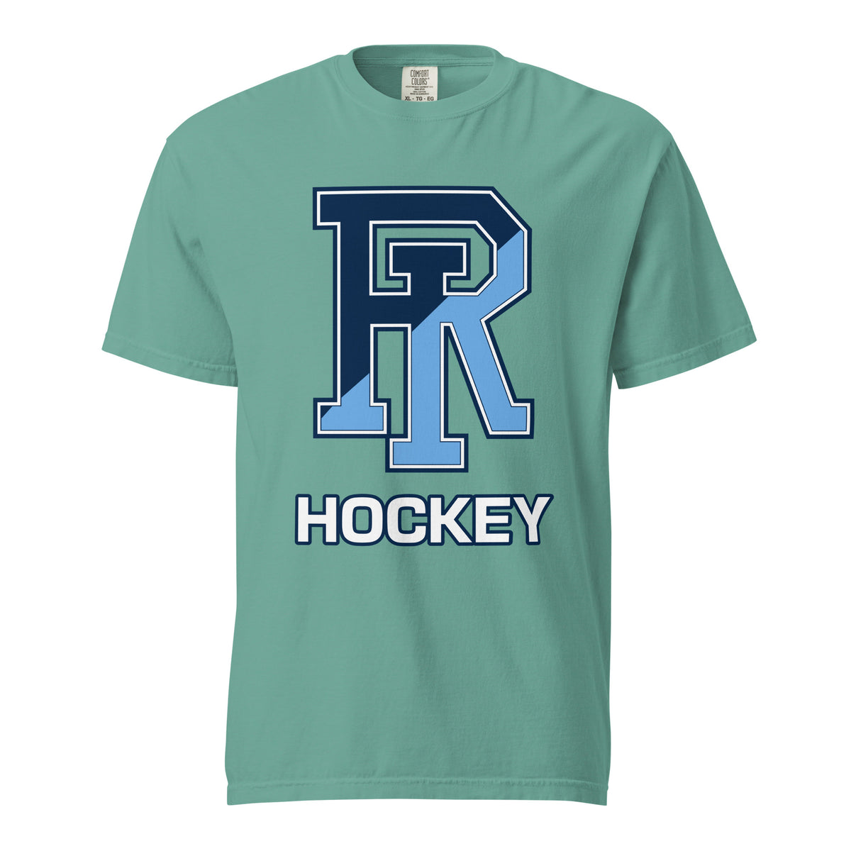 Signature | Comfort Colors T-Shirt | URI Men’s Hockey | Crest Logo