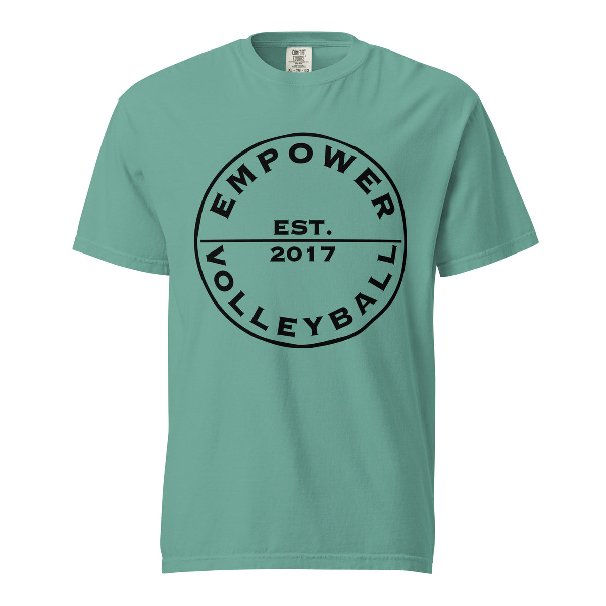 Signature | Comfort Colors T-Shirt | Empower Volleyball Club | Valor Logo