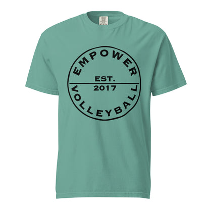 Signature | Comfort Colors T-Shirt | Empower Volleyball Club | Valor Logo