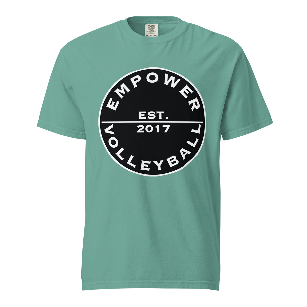 Signature | Comfort Colors T-Shirt | Empower Volleyball Club | Alpha Spike Logo