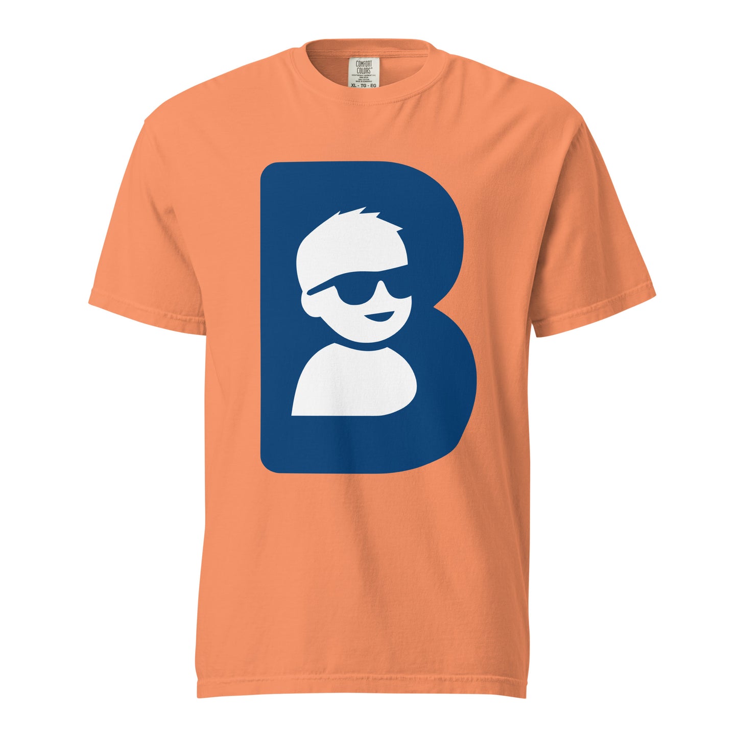 Signature | Comfort Colors T-Shirt | Brave Like Ben | Blue Maverick Logo