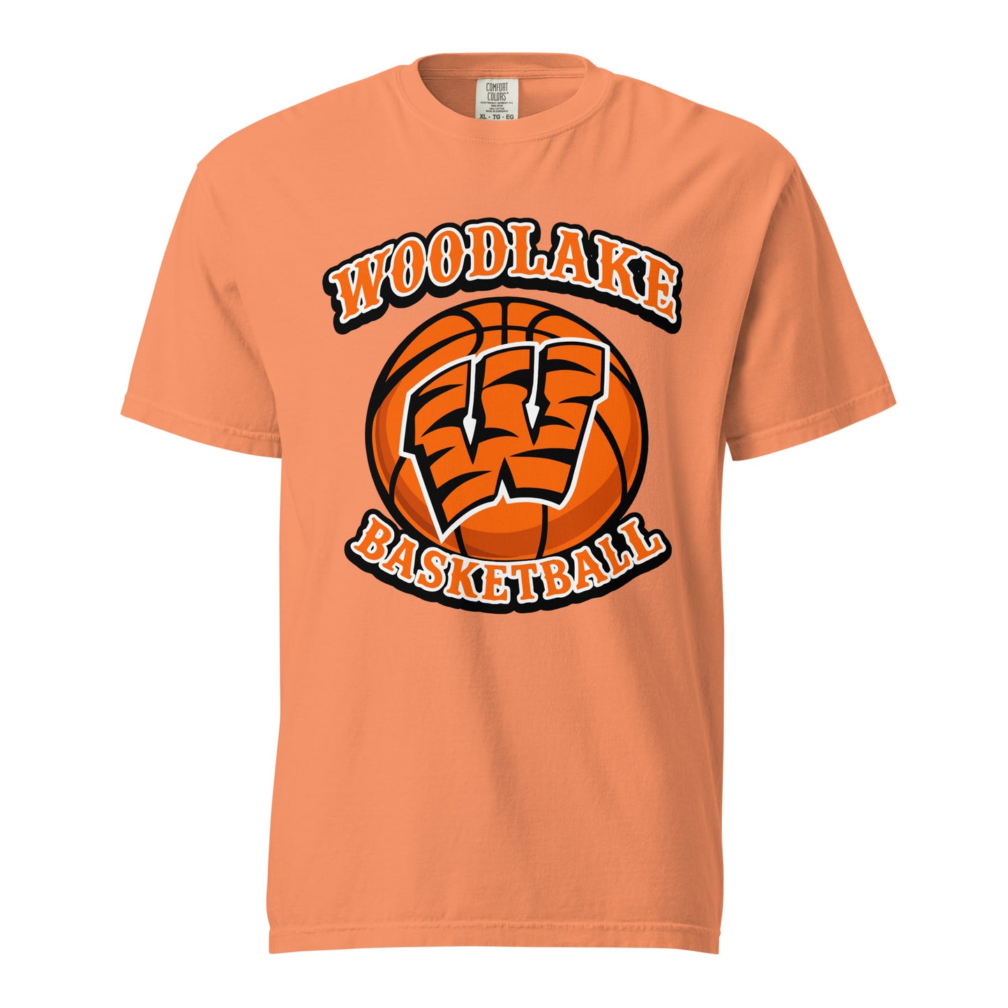 Signature | Comfort Colors T-Shirt | Woodlake Boys Basketball | Athletics Logo