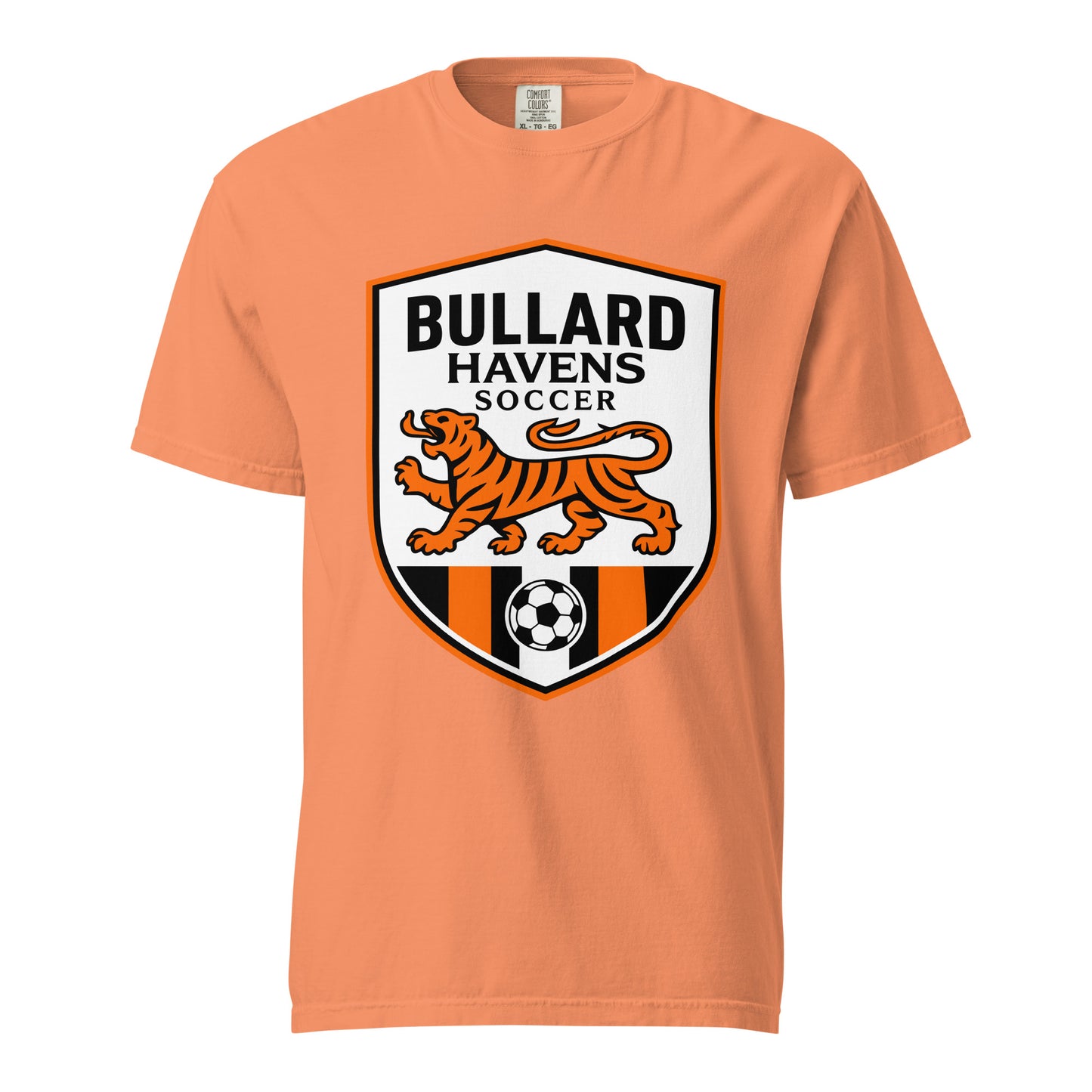 Signature | Comfort Colors T-Shirt | Bullard Havens Boys Soccer | Shield Logo