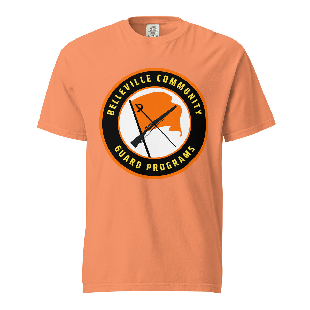 Signature | Comfort Colors T-Shirt | Belleville Community Guard Programs | Badge Logo