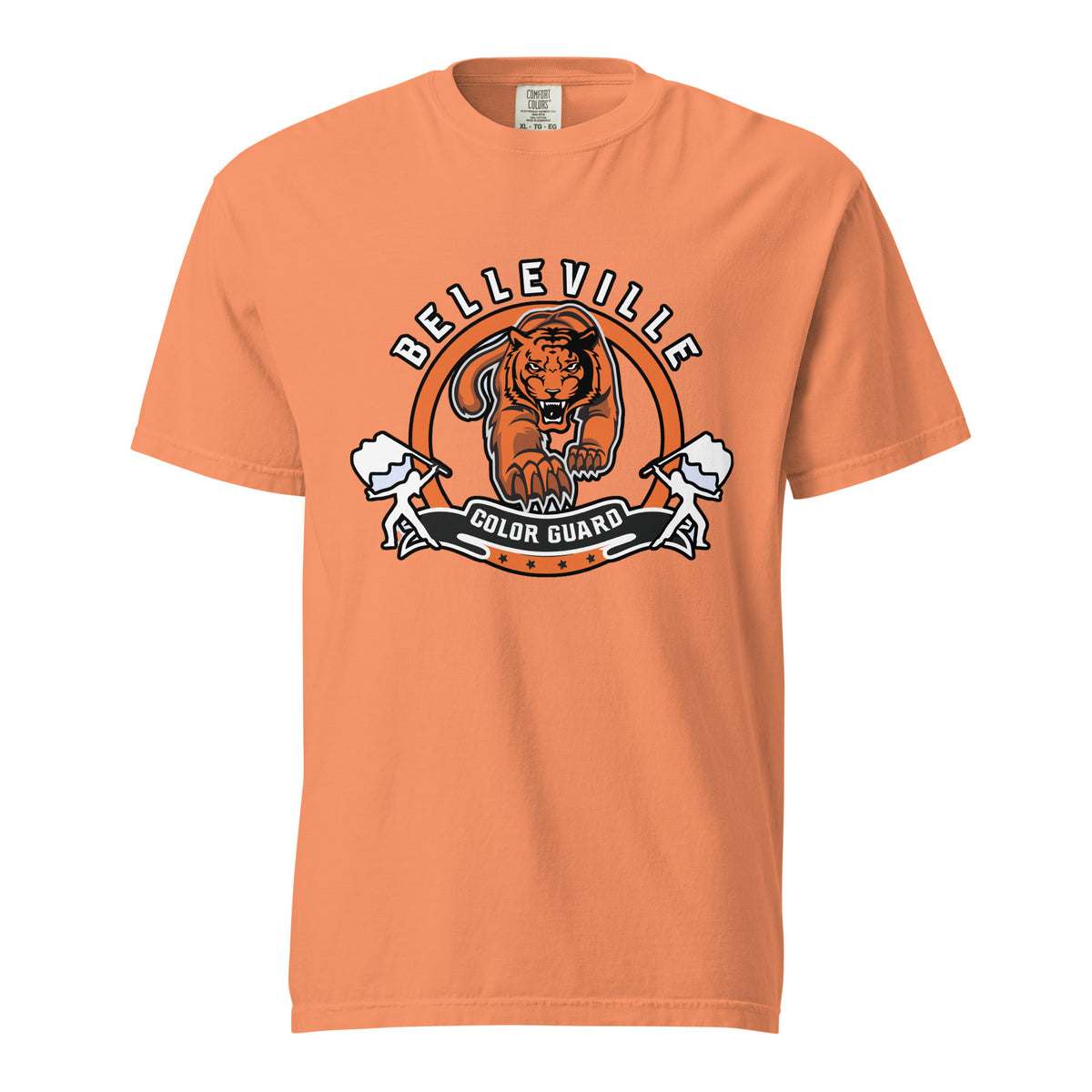 Signature | Comfort Colors T-Shirt | Belleville Community Guard Programs | Vanguard Logo
