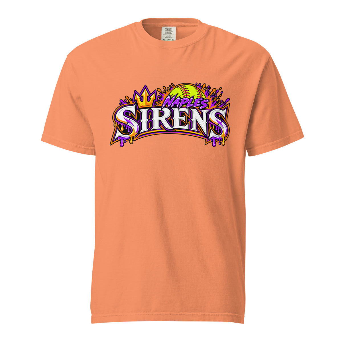 Signature | Comfort Colors T-Shirt | Naples Sirens | Emblem Logo