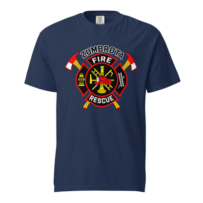 Signature | Comfort Colors T-Shirt | Zumbrota Fire Department | Vanguard Logo