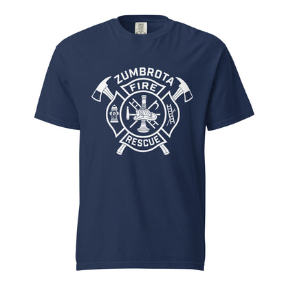 Signature | Comfort Colors T-Shirt | Zumbrota Fire Department | Crest Logo