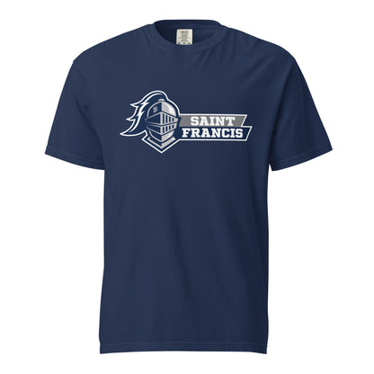Signature | Comfort Colors T-Shirt | Saint Francis School | Vanguard Logo
