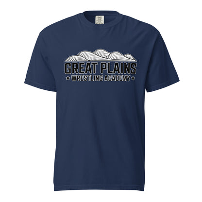 Signature | Comfort Colors T-Shirt | Great Plains Wrestling Academy | Crest Logo